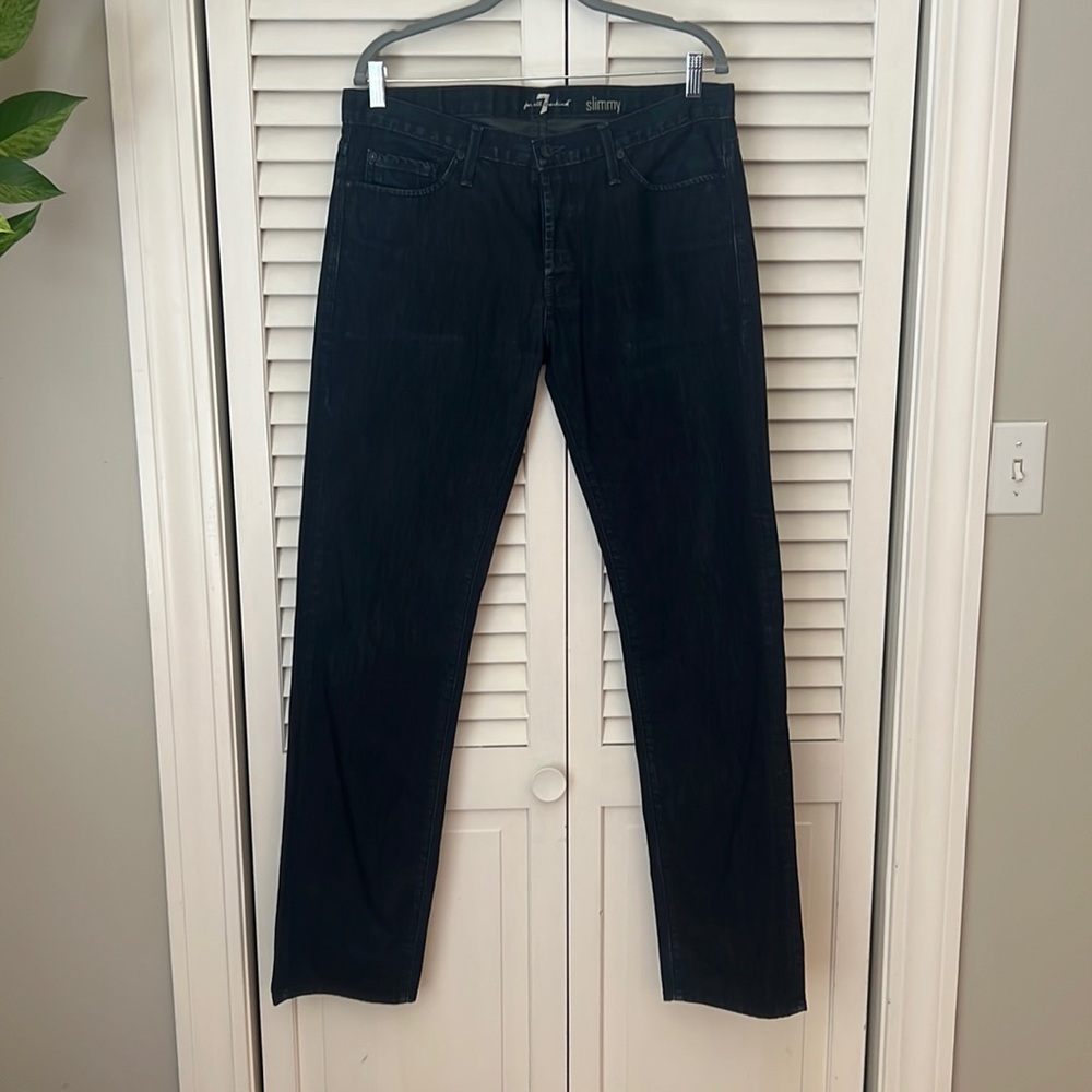 7 For All Mankind Mens Slimmy Slim in Los Angeles Dark